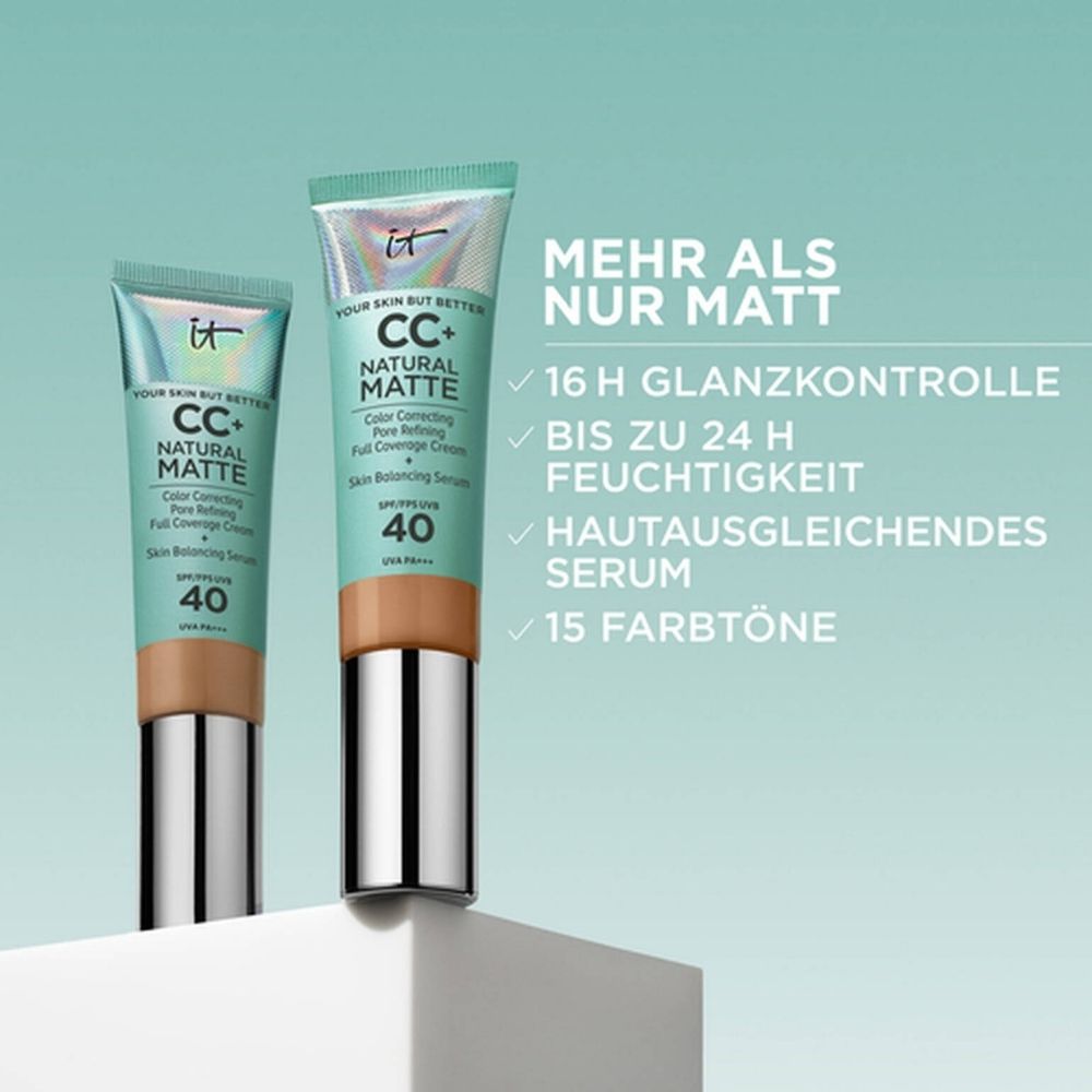 Your Skin But Better CC+ Cream Natural Matte Foundation SPF40 - Natural Medium