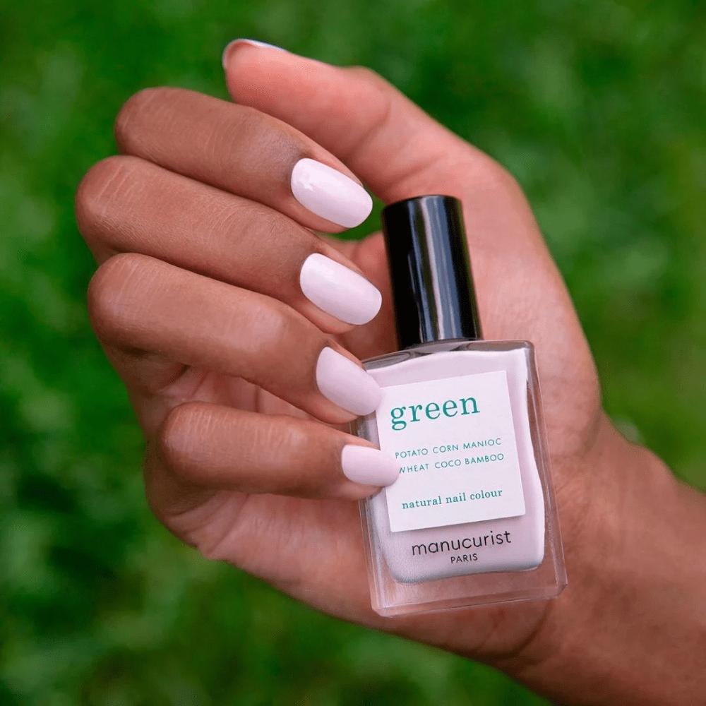 Green Nail Polish Blossom 