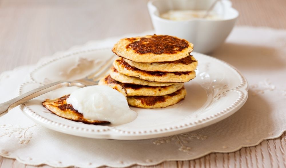 Rezept für leckere Vanille-Haferpfannkuchen