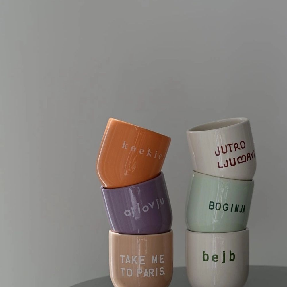 "Aj lov ju" mug