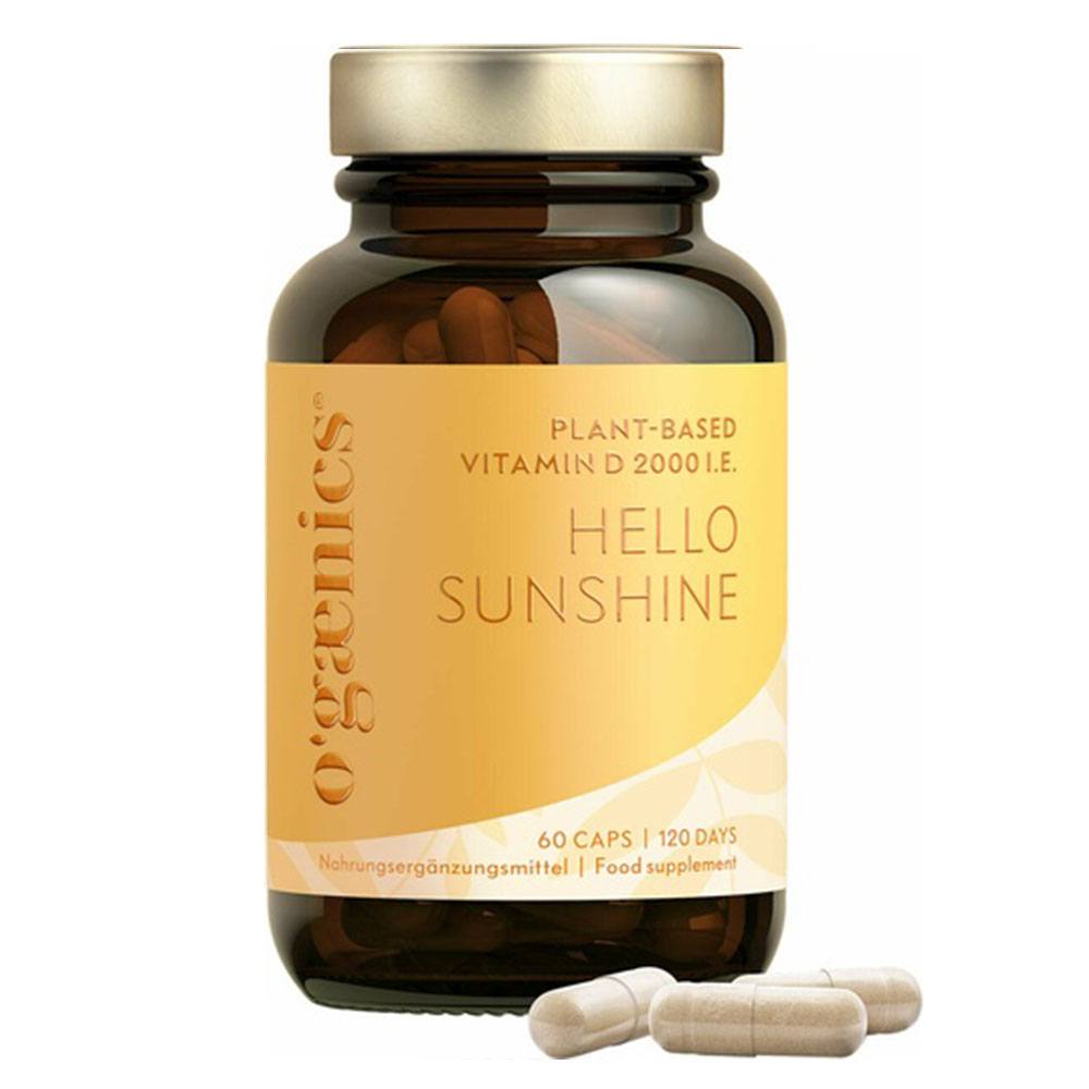 Hello Sunshine Plant-based Vitamin D 120 Days 