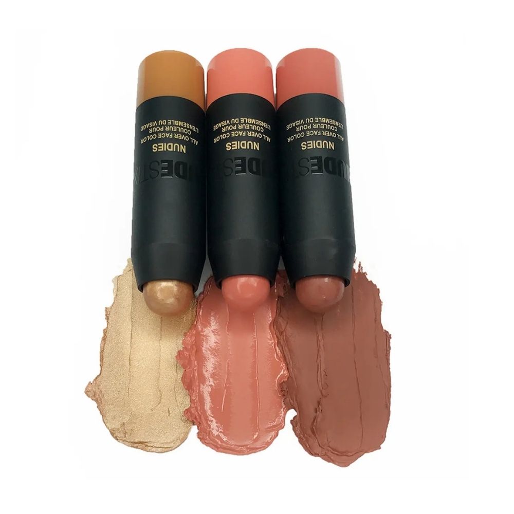 NUDIES Blush, Bronze and Glow 3-Piece Mini Kit