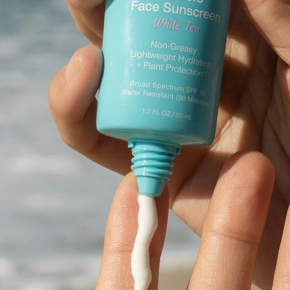 Classic Face Sunscreen Lotion SPF50 - White Tea