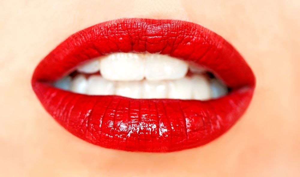 Rote Lippen, die entzücken!