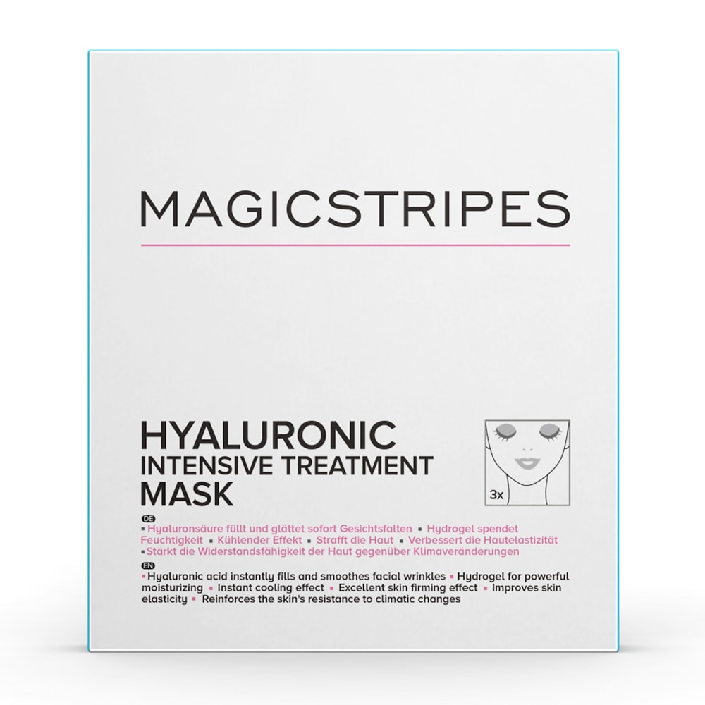 Hyaluronic Intensive Treatment Mask - 3 Paar | Magicstripes | LOOK BEAUTIFUL PRODUCTS