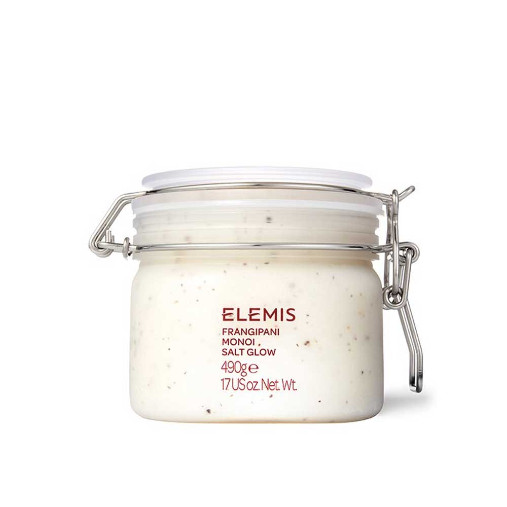 elemis-Exotic-Frangipani-Monoi-Salt-scrub Frangipani Monoi Salt Glow Body Scrub