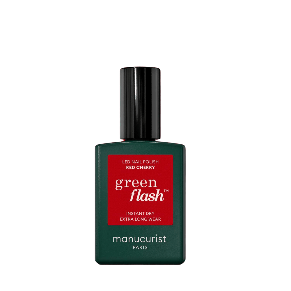 Green Flash Nail Polish Red Cherry 