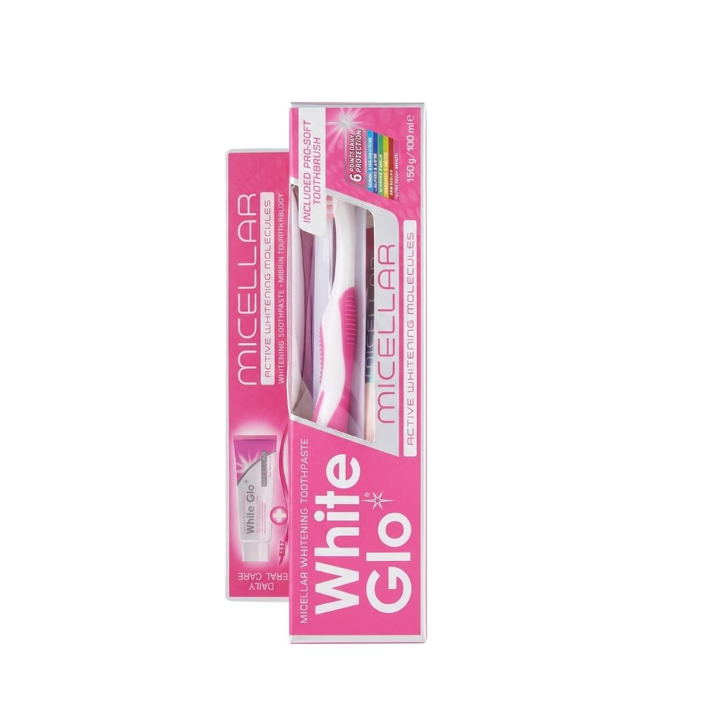 Micellar Whitening Toothpaste + Toothbrush