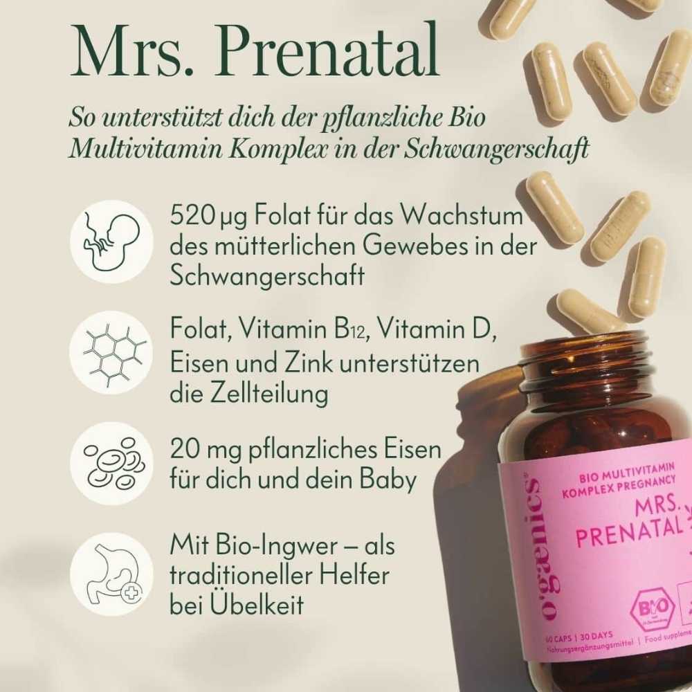 MRS. PRENATAL Bio Multivitamin Komplex Pregnancy