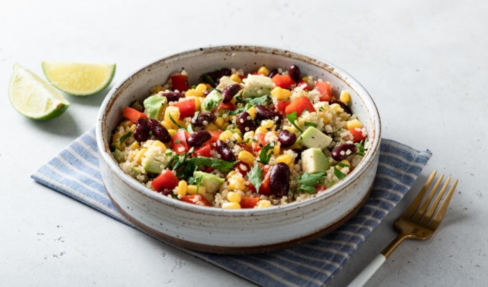 Rezept für vegane Zen Quinoa Bowl