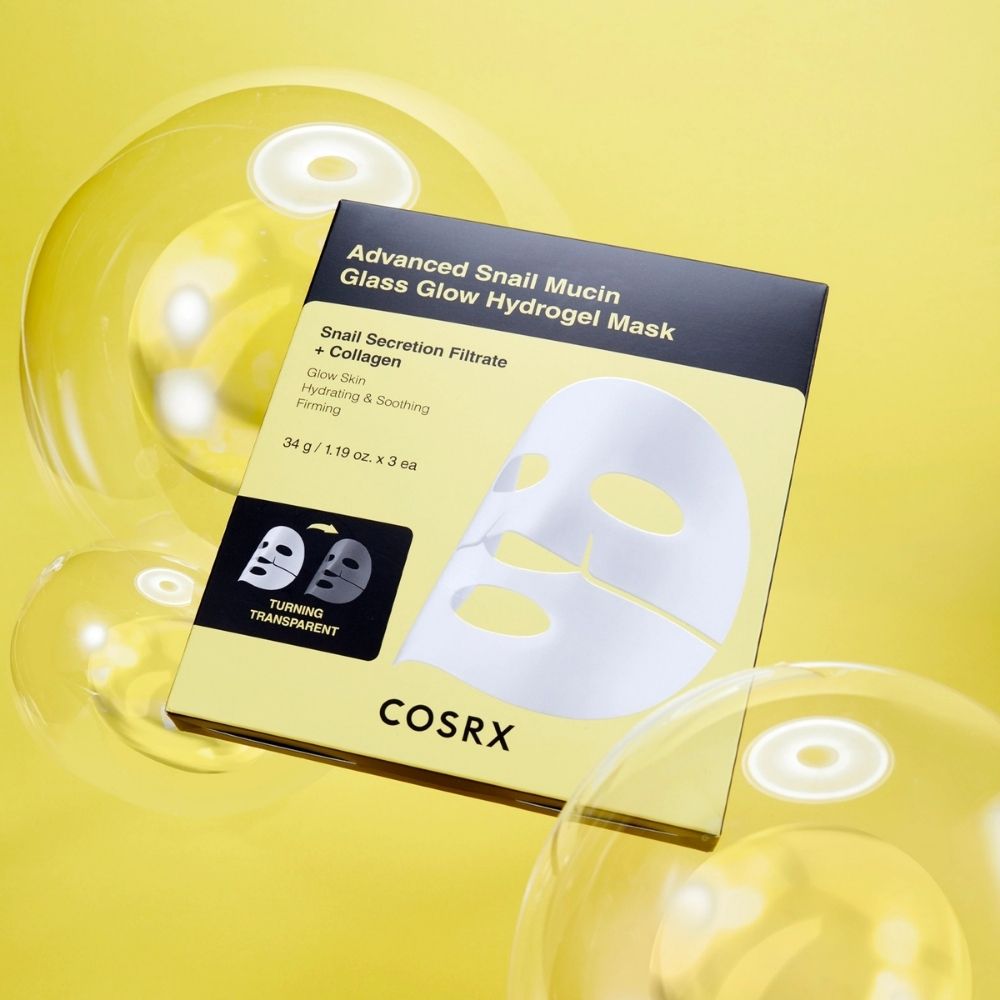 Advanced Snail Mucin Glass Glow Hydrogel Mask - 3 Stk.